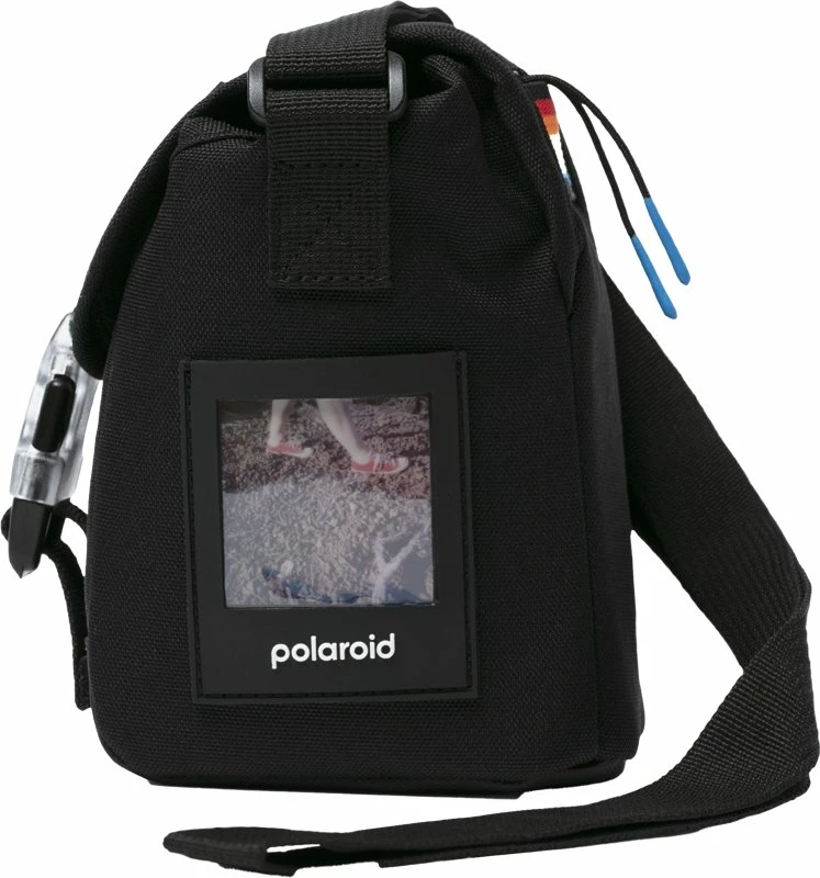Çantë për kamerë Polaroid Bag for Go, ripstop, xhep film i izoluar, mbajtëse foto, 155×180×110 mm, e zezë
