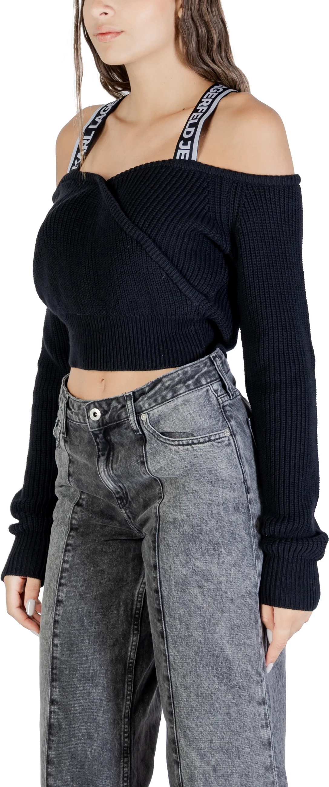 Xhemper për femra Karl Lagerfeld Jeans A3W18009, i zi [Madhësia: M]
