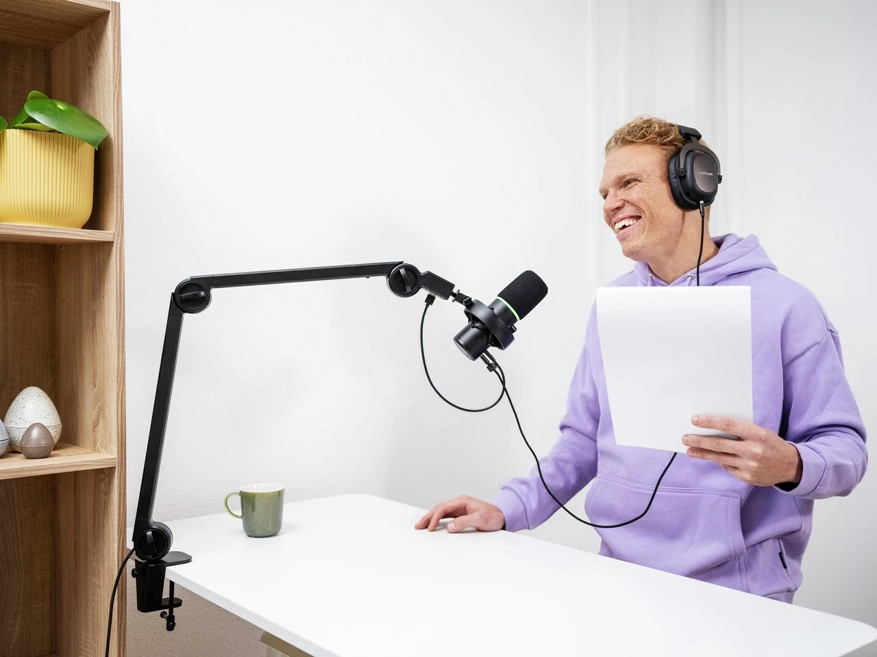 Mikrofon Trust GXT 255+ Onyx për PC, i zi