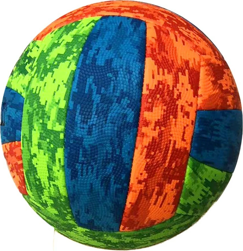 Top volejbolli Madej 012638, për fëmijë dhe të rritur, për plazh dhe sallë, Mix ngjyra, Size 5