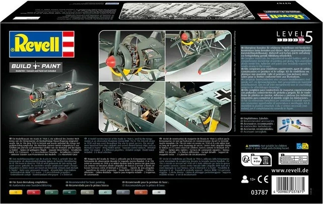 Model plastik avion Revell Arado AR 196A-3, 1:32, 34.6 cm