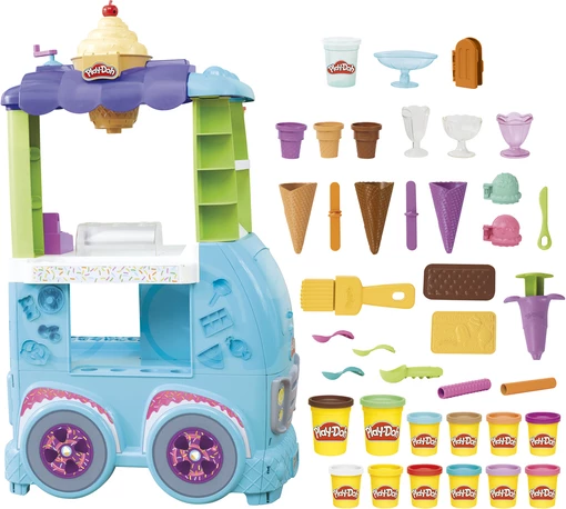 Set lodër për fëmijë Play-Doh Kitchen Creations Ultimate Ice Cream Truck 