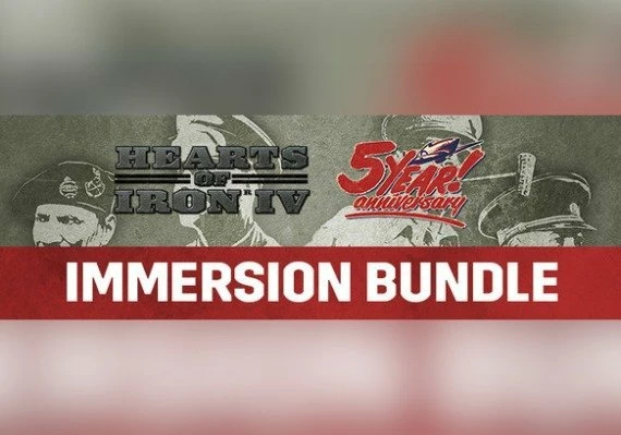 Hearts of Iron IV - Immersion Bundle DLC EN/DE/FR/PL/PT/RU/ES Global