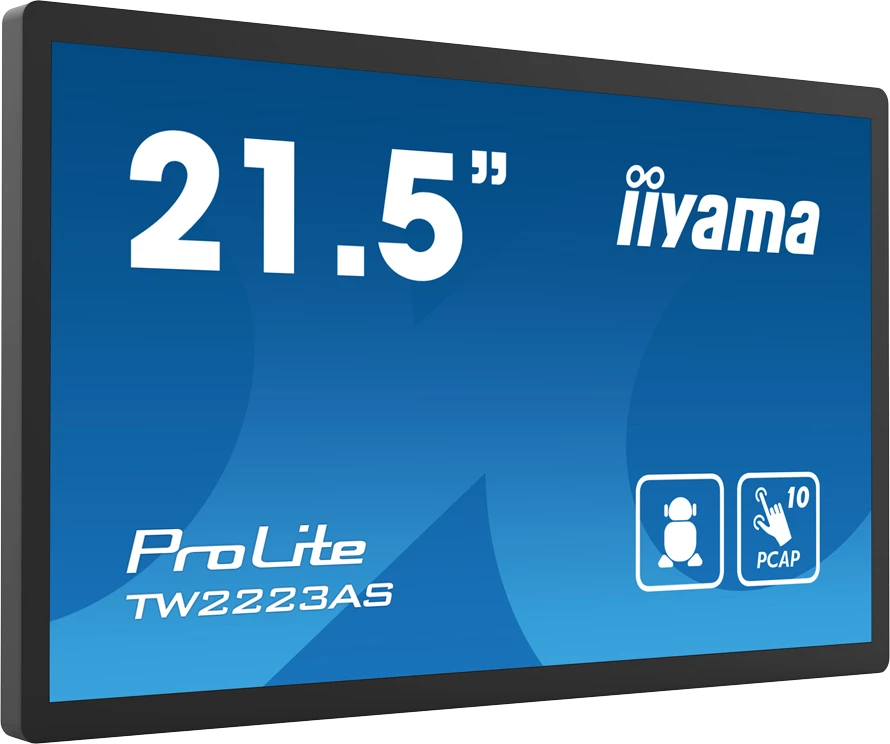 Monitor me prekje interaktiv IIYAMA ProLite TW2223AS-B2 21.5\" Full HD PCAP 10pt Android 12, zi
