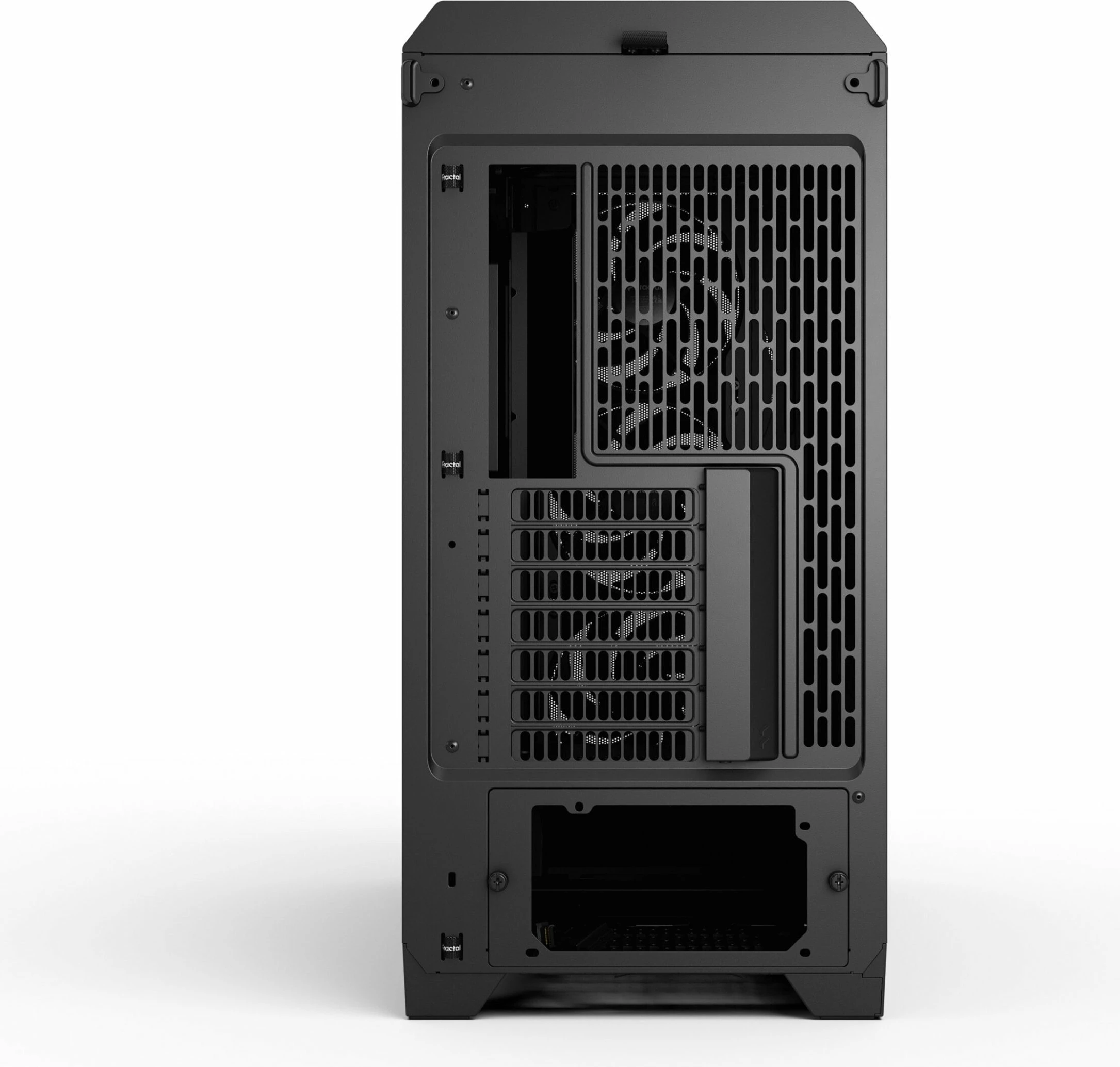 Kasë Fractal Design Meshify 3 XL Solid FD-C-MES3X-01, Midi Tower ATX/e-ATX, USB-C, e zezë