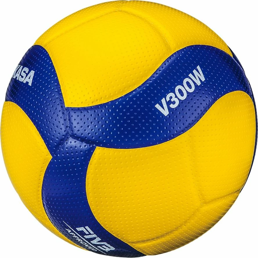 Top volejbolli Mikasa V300W, madhësia 5, indoor, e verdhë