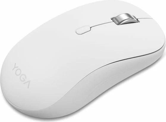 Maus Lenovo Yoga Silent GY51S61925, Bluetooth 5.3, 4000 DPI, wireless, Bardhë