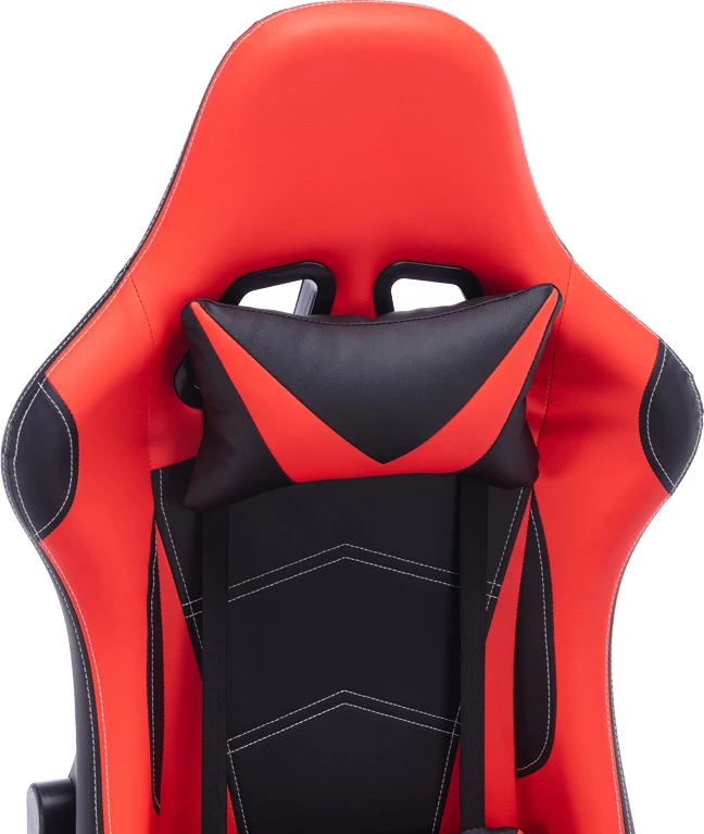 Karrige për lojëra Zeldo, e zezë/e kuqe