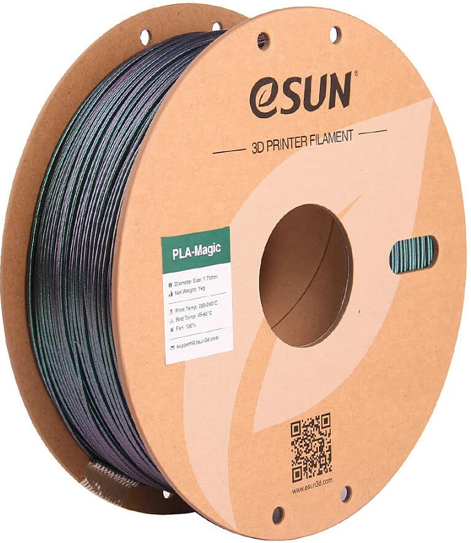 Filament për 3D printer eSun PLA-Magic, 1.75mm, 1kg, Dark Twinkl Green