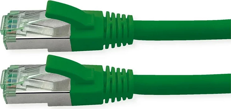 Kablë rrjeti ROLINE 21.45.3230 Cat6a 0.5m S/FTP RJ45 e gjelbër