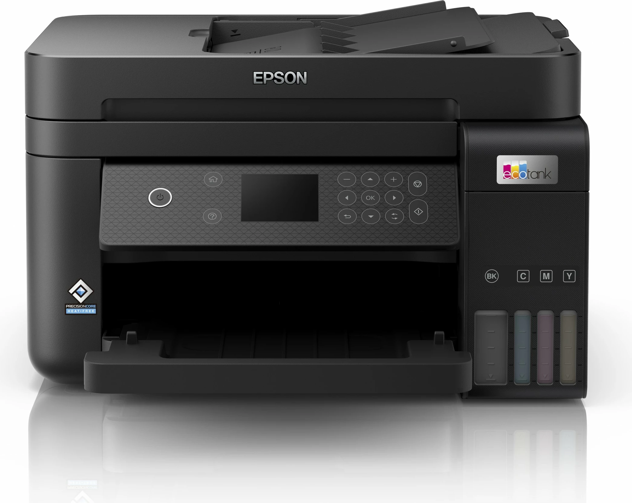 Printer multifunksional Epson EcoTank ET-3850, ngjyrë, A4, Wi-Fi, LCD, i zi