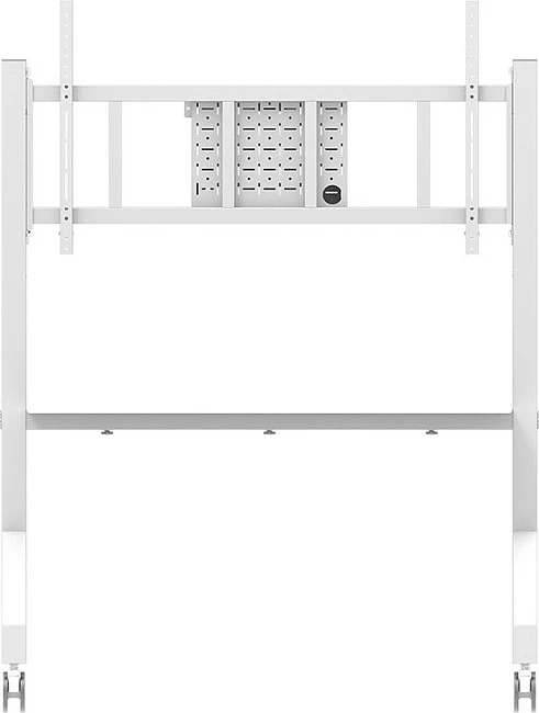Karrocë multimedia Neomounts FL50-575WH1 MOVE Go XL, për ekran 65"+, VESA, 125 kg, e bardhë