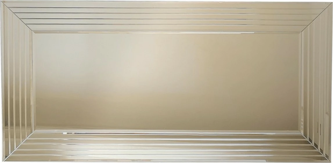Pasqyrë moderne Hanah Home, A305Y, ngjyrë argjendi, 130x65cm