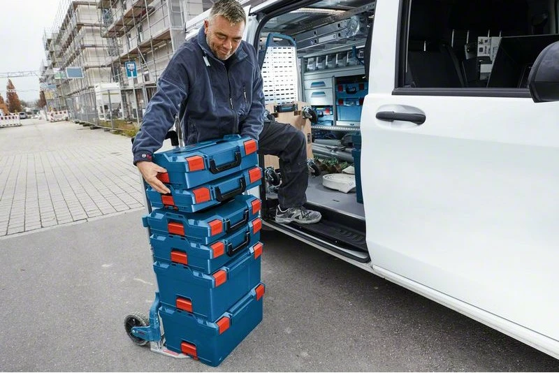 Kuti veglash Bosch L-BOXX 102 Professional, ABS, 442x357x117mm, kaltër/kuqe