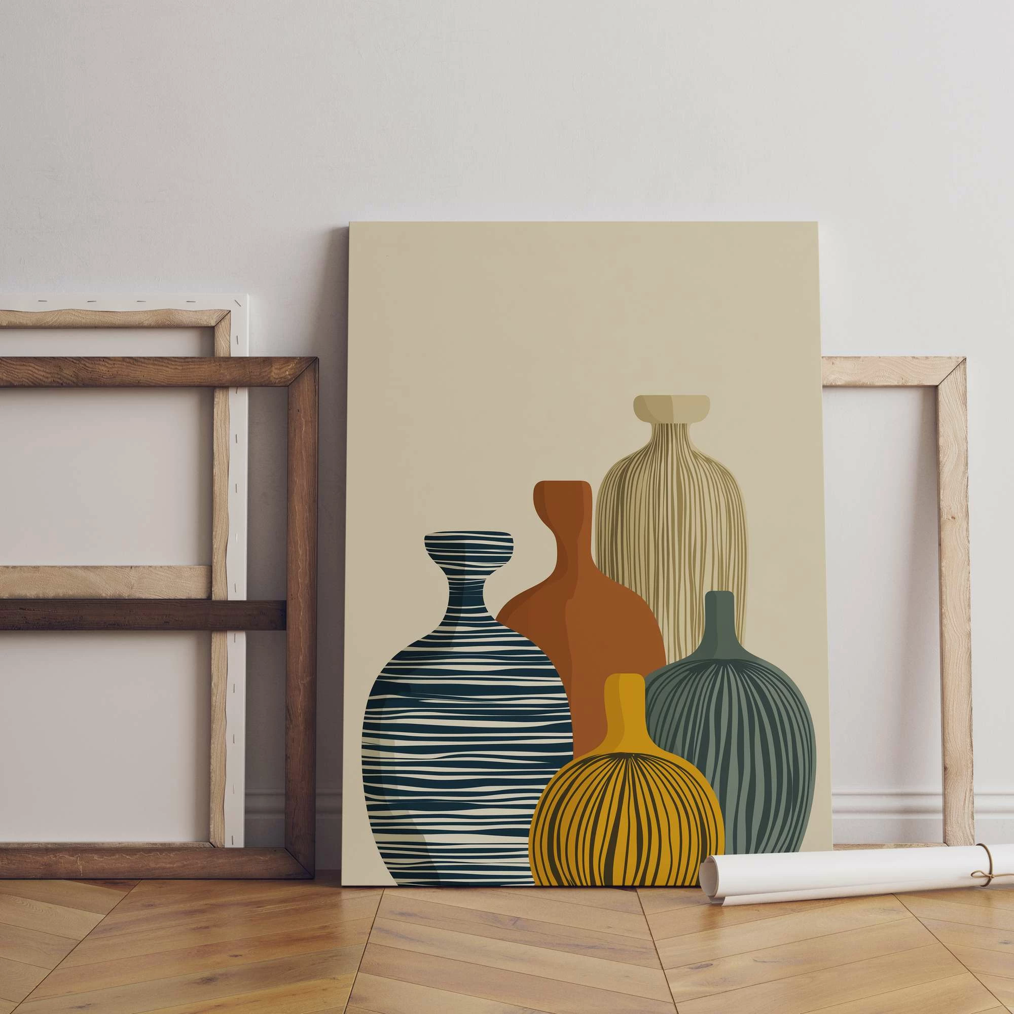Pikturë dekorative në kanavacë, shumëngjyrëshe, Wallity, Hm_Cnvs26-6, 50x70cm