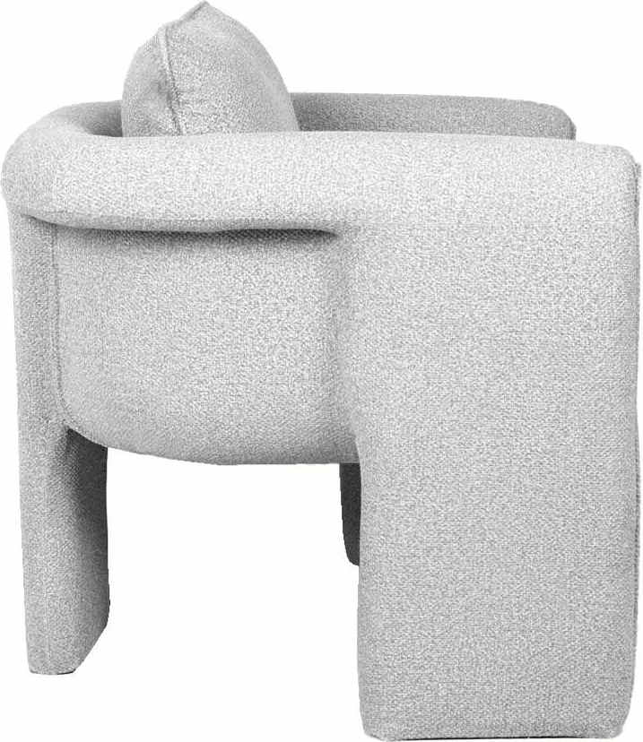 Karrige e ulët LOOP, ngjyrë gri, 84x75x83