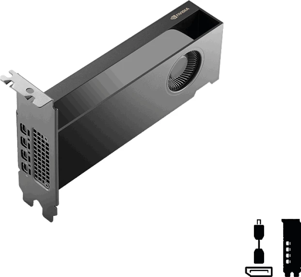 Kartelë grafike PNY NVIDIA RTX PRO 2000 Blackwell 16GB GDDR7 PCIe 5.0, e zezë