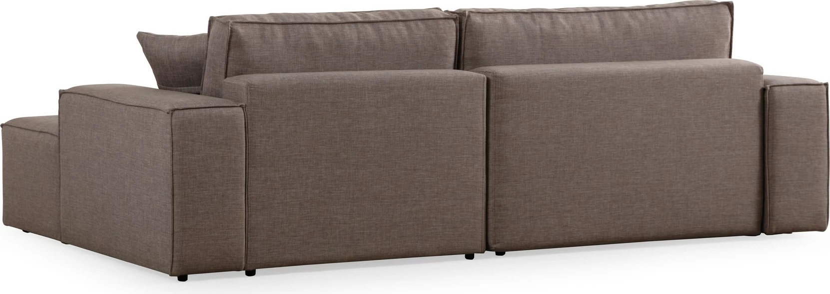 Kënd-sofë krevati Atelier del Sofa, kënd i djathtë, kafe