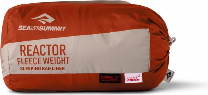 Thes gjumi liner SEA TO SUMMIT Reactor Fleeceweight Regular, e kuqe