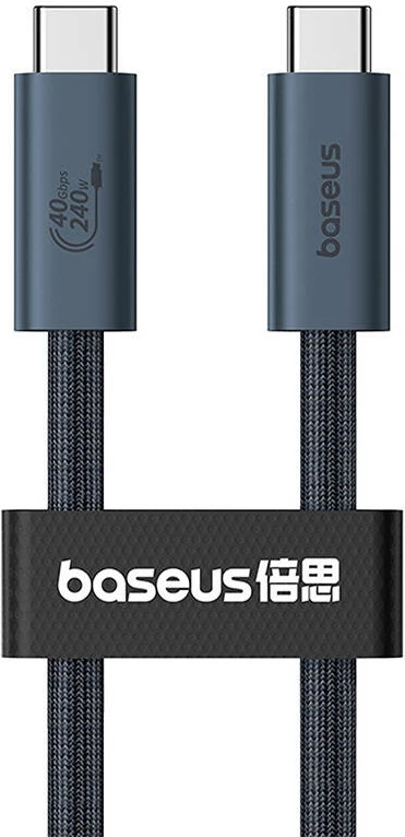 Kabllo USB-C në USB-C Baseus Flash 2, 1m, 240W, e zezë