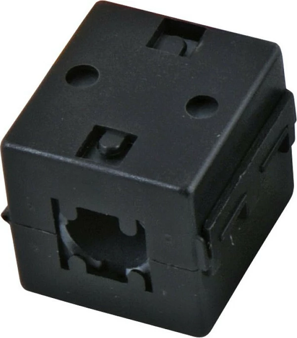 Bërthamë ferriti EFB Elektronik 71508.1, 13 mm, e zezë