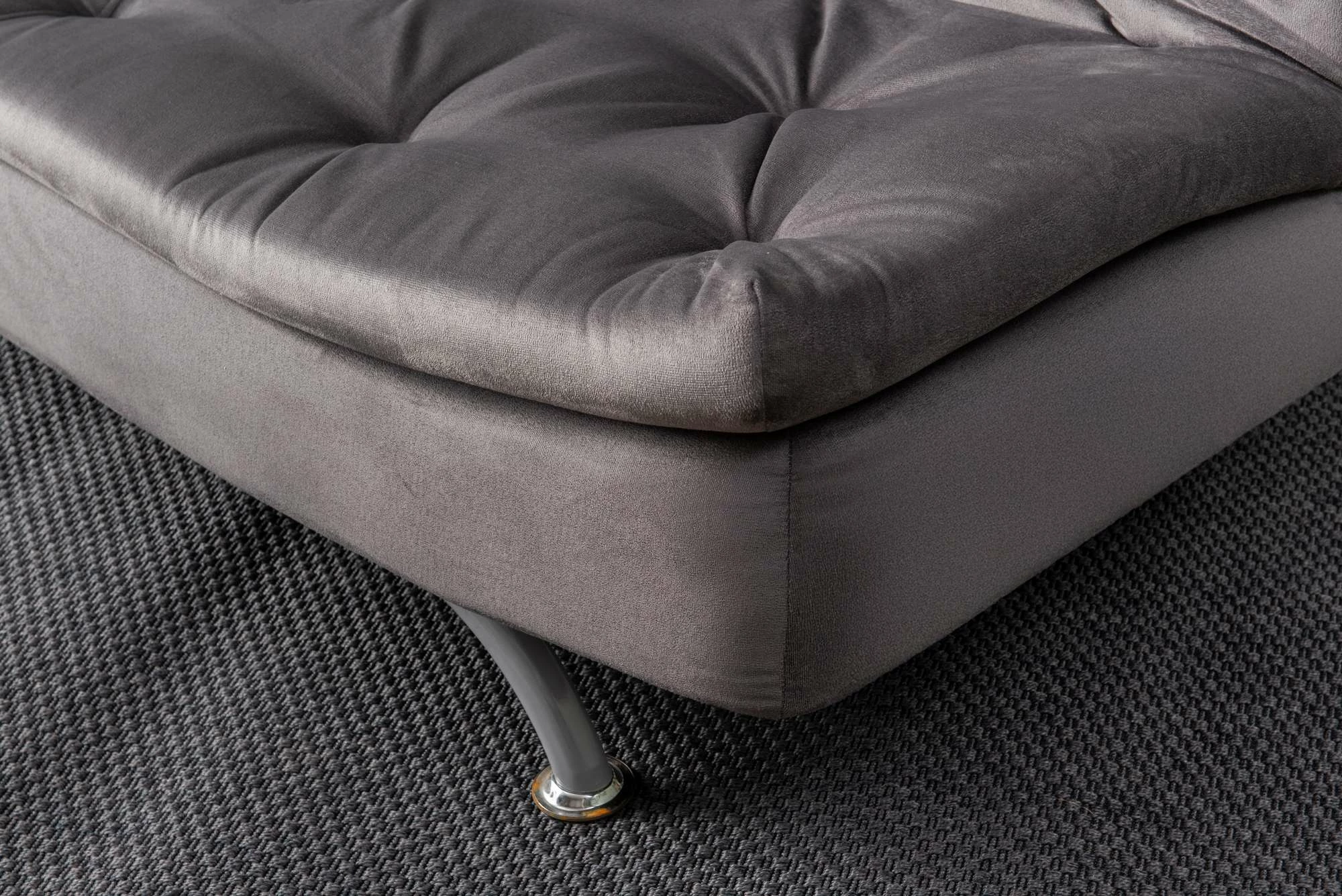 Divan-krevat treshe, Atelier del Sofa, Rivo, ngjyrë gri