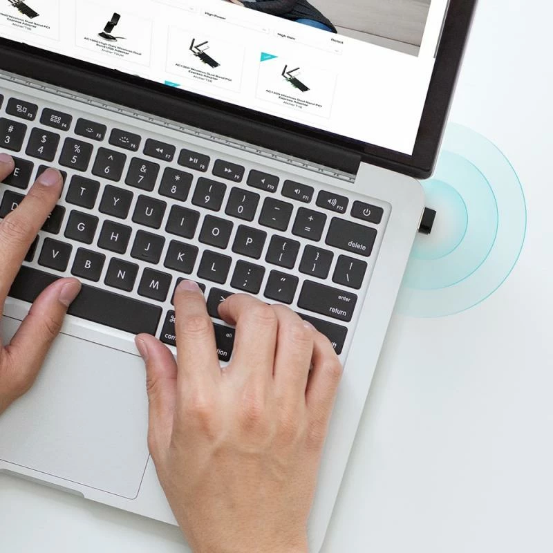 Adapter Wi‑Fi USB, TP-Link Archer T600U Nano, dual-band 2.4/5 GHz 200/433 Mb/s, i zi