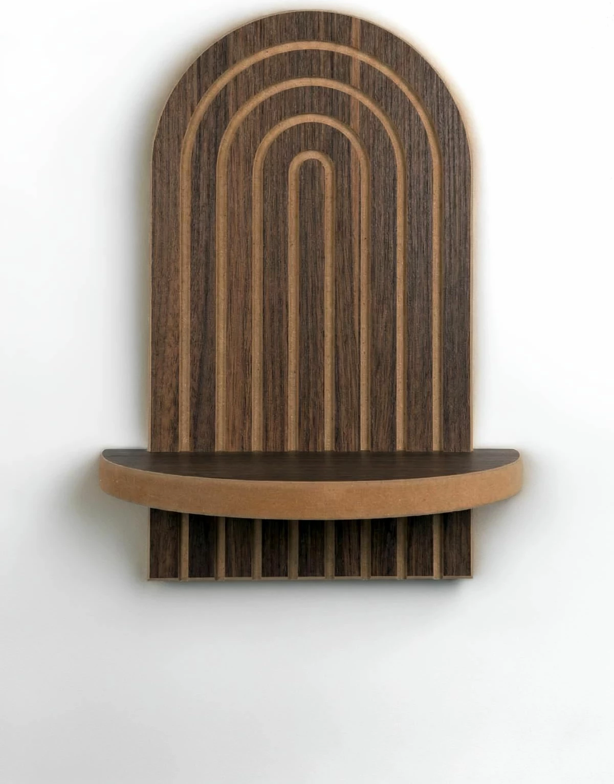 Raft muri dekorativ, ngjyrë wenge, Artmtkwll1