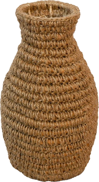 Vazo Agelen Inart prej sisali, ngjyrë natyrale, D20x33cm