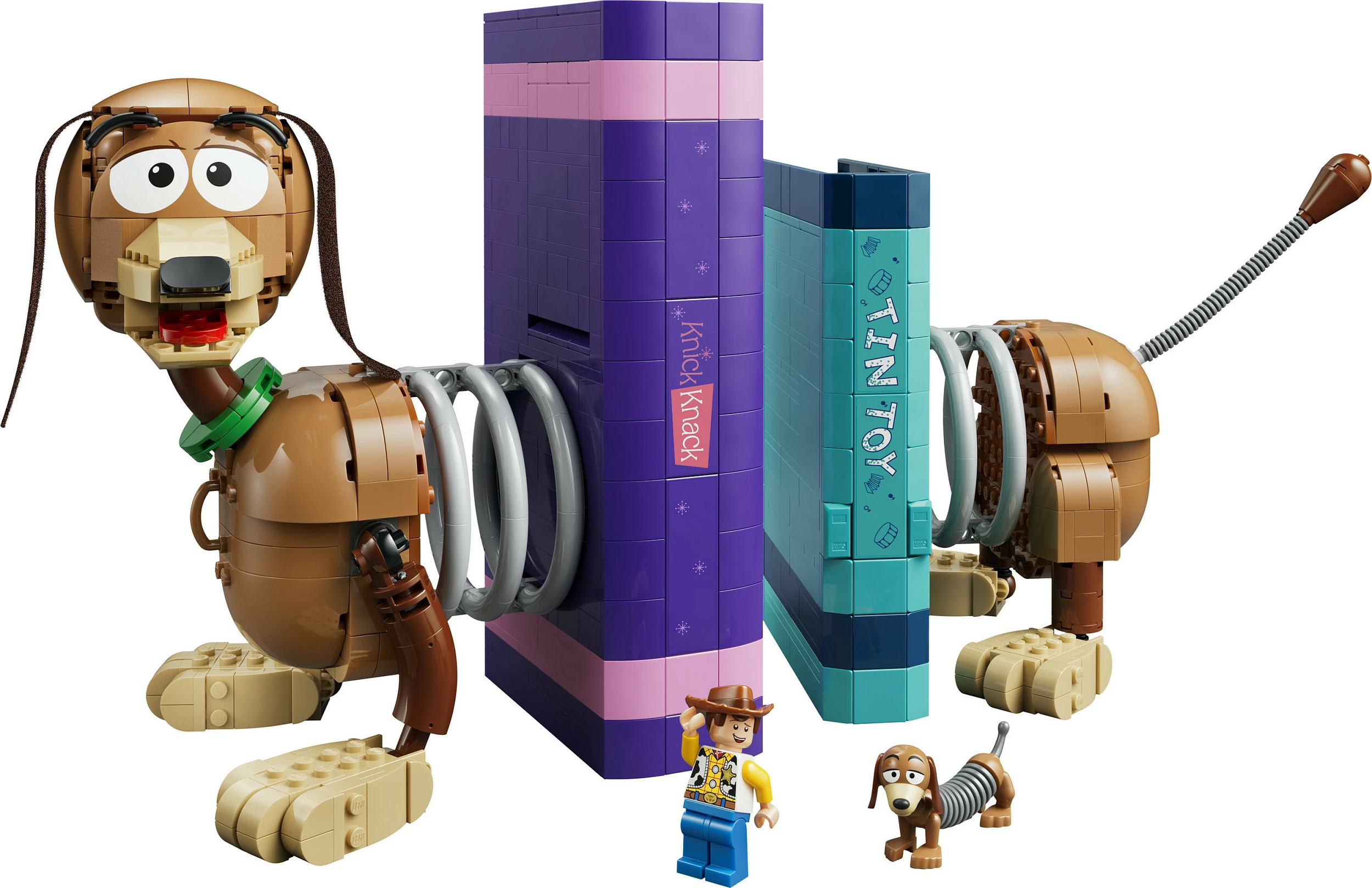 Set ndërtimi LEGO Disney Pixar Toy Story 43301 Slinky Dog Bookends, 1311 pjesë, 18+, shumëngjyrësh