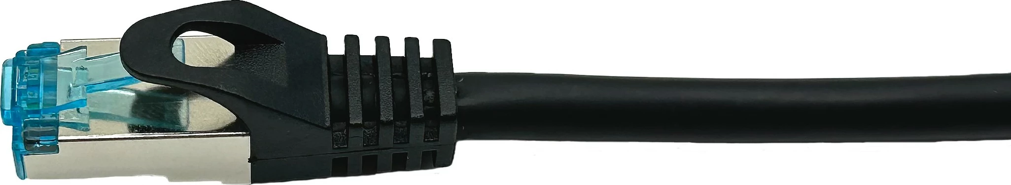 Kabëll rrjeti Cat6a Equip 5m, S/FTP, këndor-drejt, i zi