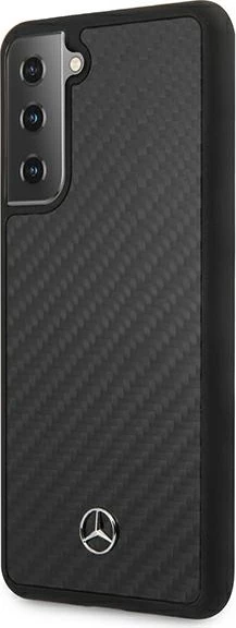 Mbështjellës Mercedes MEHCS21MRCABK Dynamic Line për Samsung Galaxy S21+, i zi, hardcase