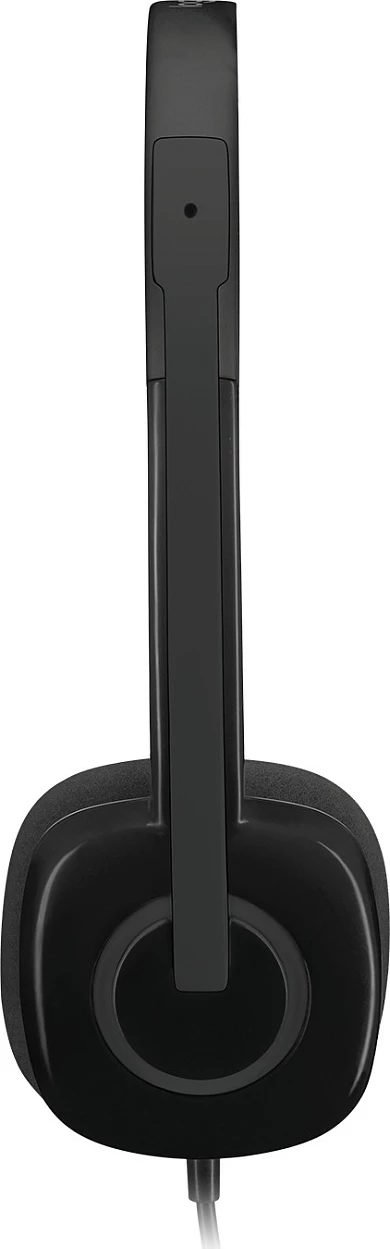 Kufje Logitech H150 Stereo, me kabllo, për zyrë/qendër thirrjesh, 20 - 20000 Hz, 80 g, të zeza