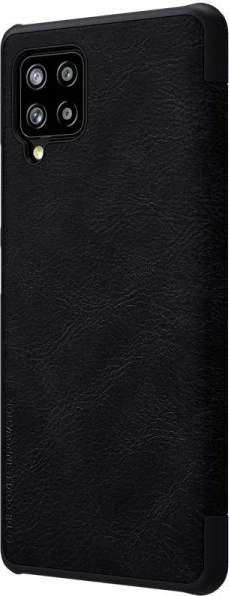 Mbështjellës me kapak Nillkin QIN për Samsung Galaxy A22 A225 LTE, e zezë