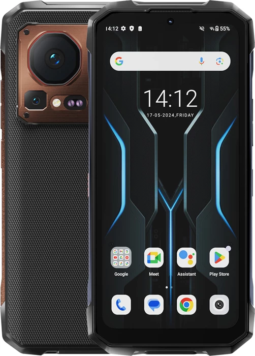 Celular HOTWAV Cyber 16 Pro, 8GB RAM, 512GB, 6.6\" FHD+ 120Hz, 108MP, 6280mAh, USB-C, Dual SIM 4G, NFC, IP68/IP69K, gold