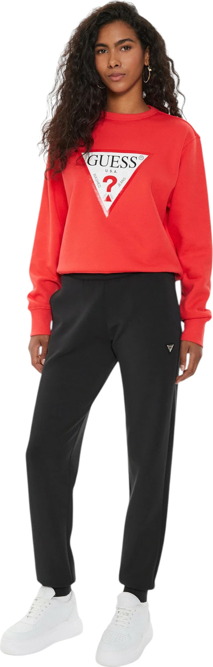 Pantallona sportive për femra Guess Active Olympe V4YB08 KCAY2, të zeza [Madhësia: XL]