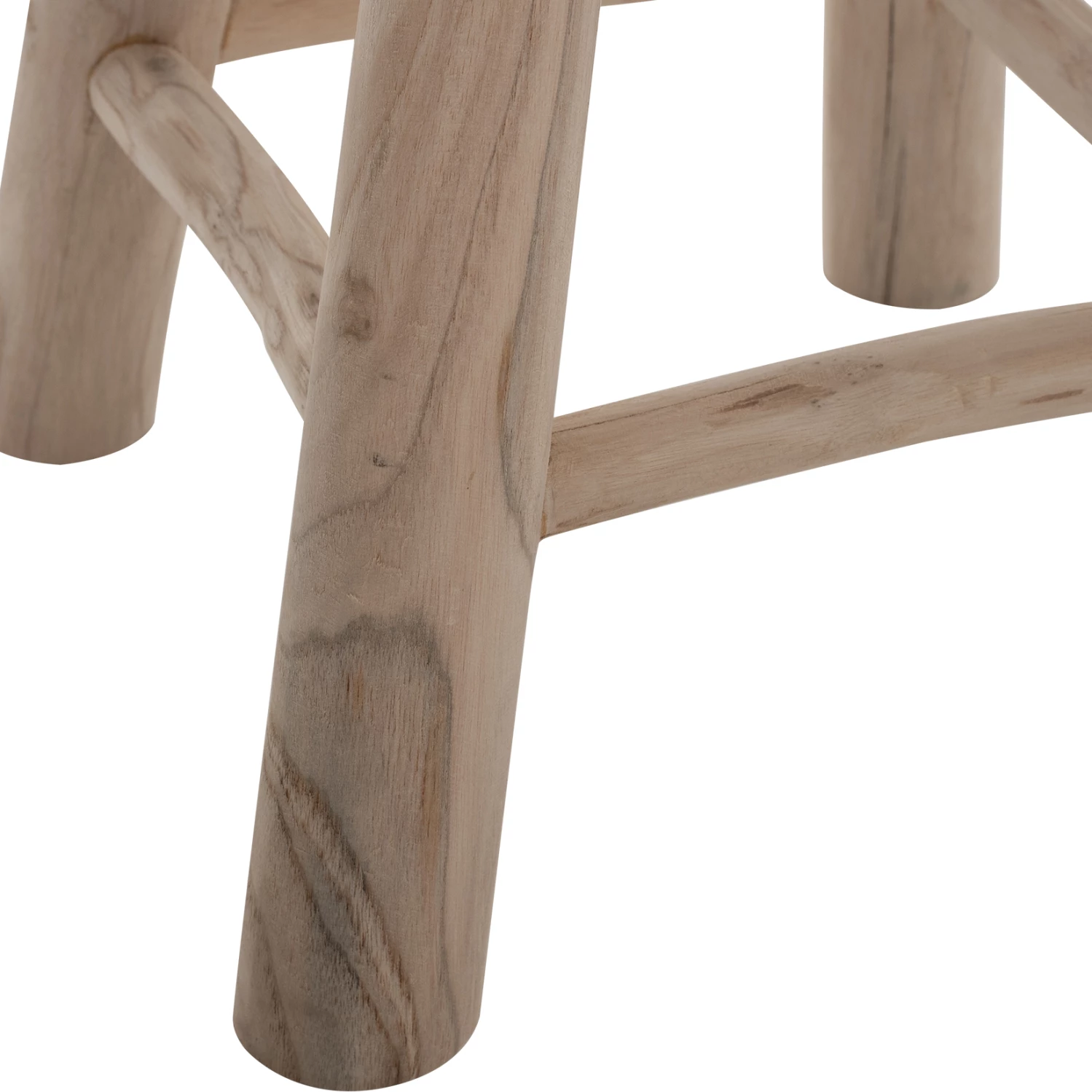 Karrige për bar KONT FH9337 dru tik i fortë e shkurtër natyrale Φ30Χ45Ηcm