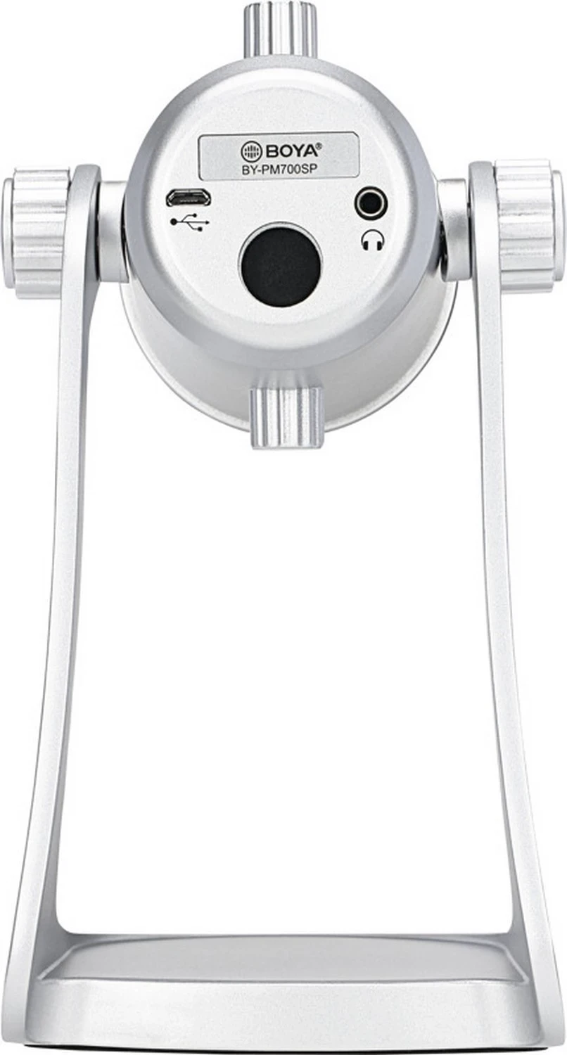 Mikrofon USB BOYA, për Type-C, iOS, pajisje USB, ngjyrë argjendi