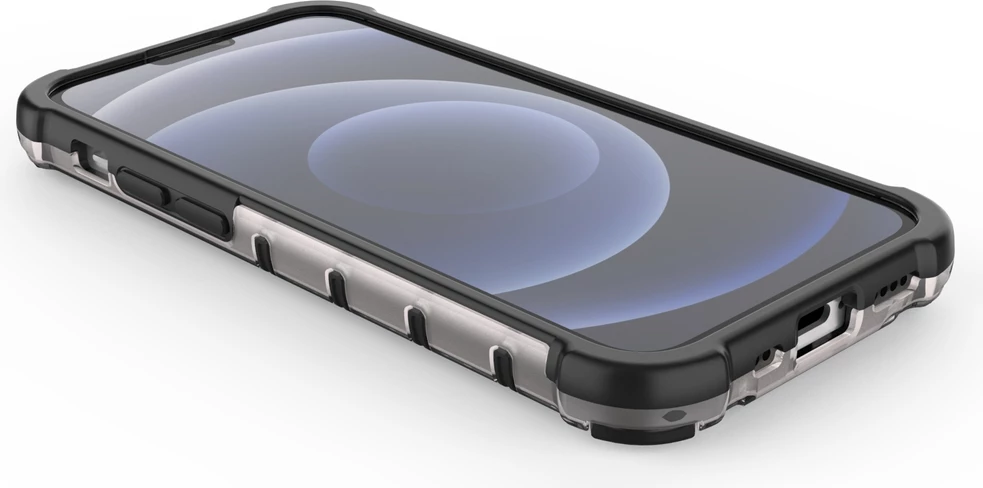 Mbështjellës Hurtel Honeycomb për iPhone 13 mini, i kuq