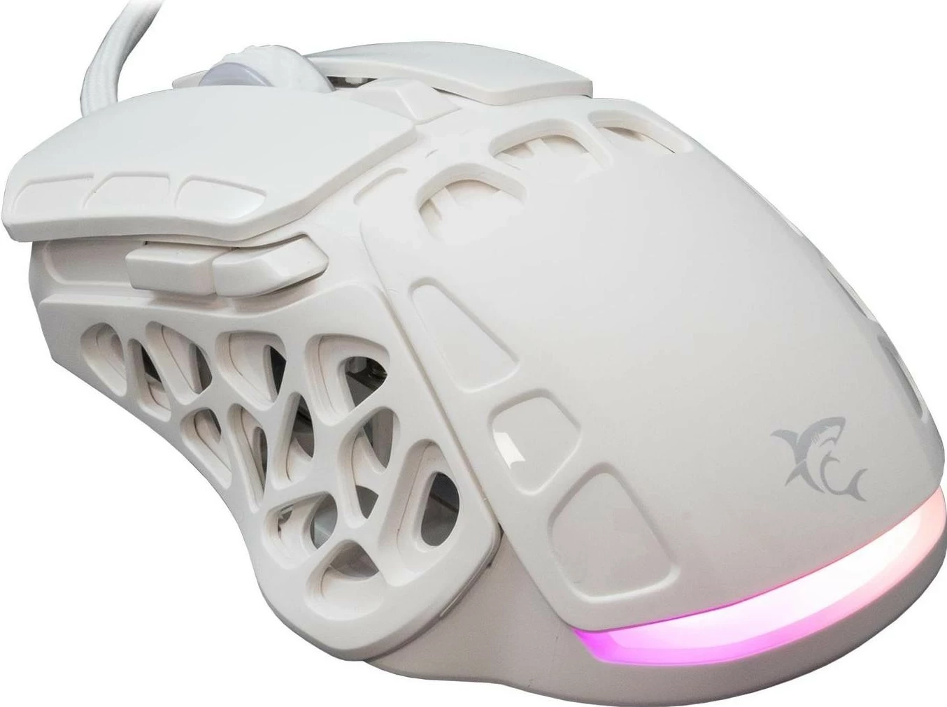 Maus gaming White Shark Ector GM-5016, 12400 DPI, RGB, i bardhë