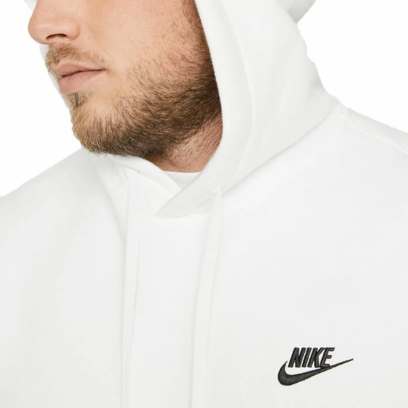 Duks për meshkuj Nike NSW Club Hoodie BV2654-100, i bardhë [Madhësia: S]