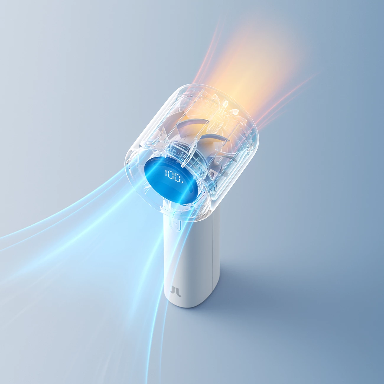 Ventilator dore Jisulife Handheld Fan 10S 5000mAh USB-C, gri