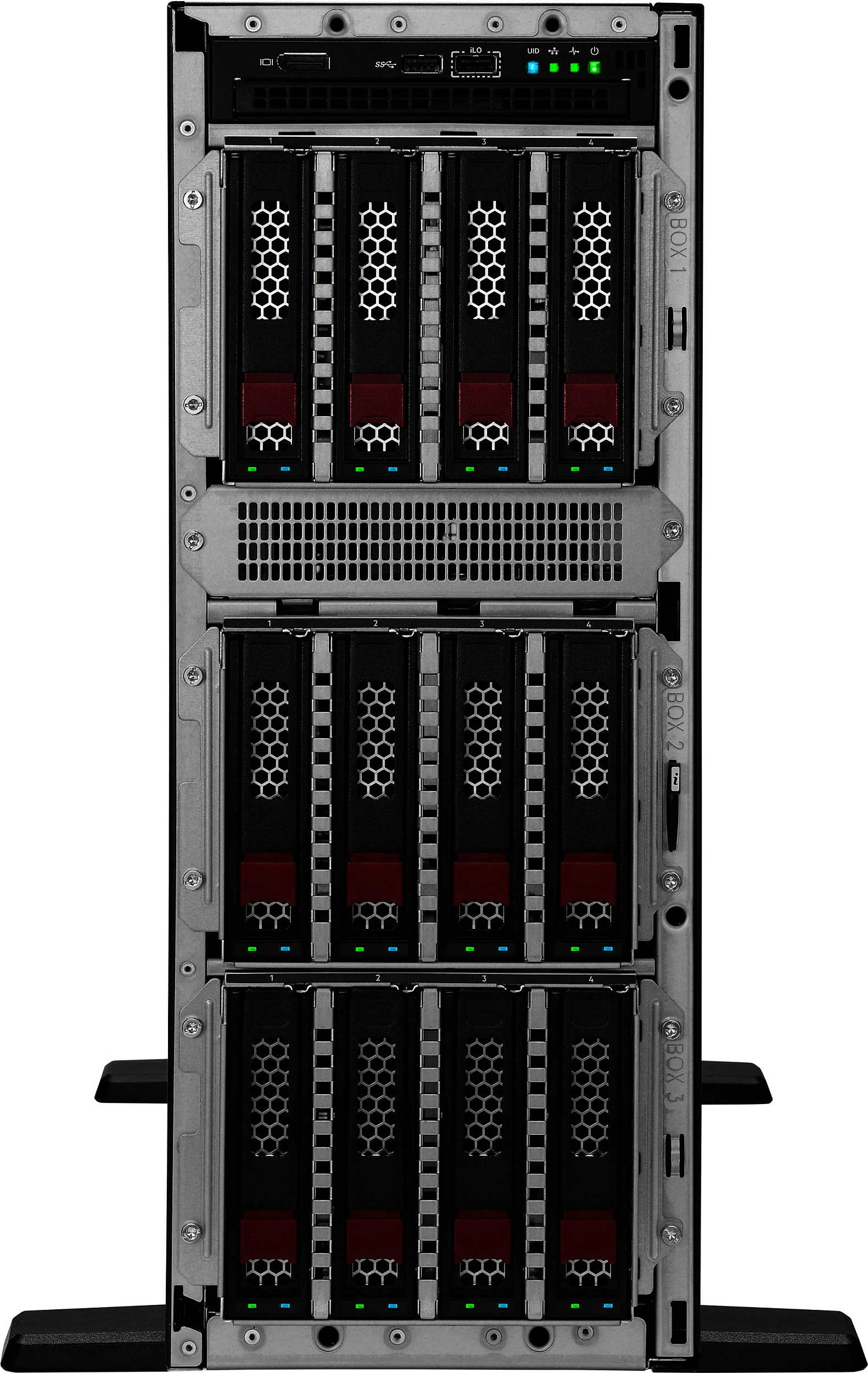 Server HPE ProLiant ML350 Gen11, Xeon 4514Y 2.0GHz 16-Core, 64GB DDR5 ECC, 2x480GB SSD, Tower 4U, i zi