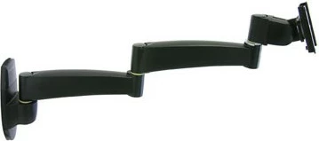 Krah muri për monitor Ergotron 200 Series, 2 zgjatje, 24 inch, 11.3 kg, i zi