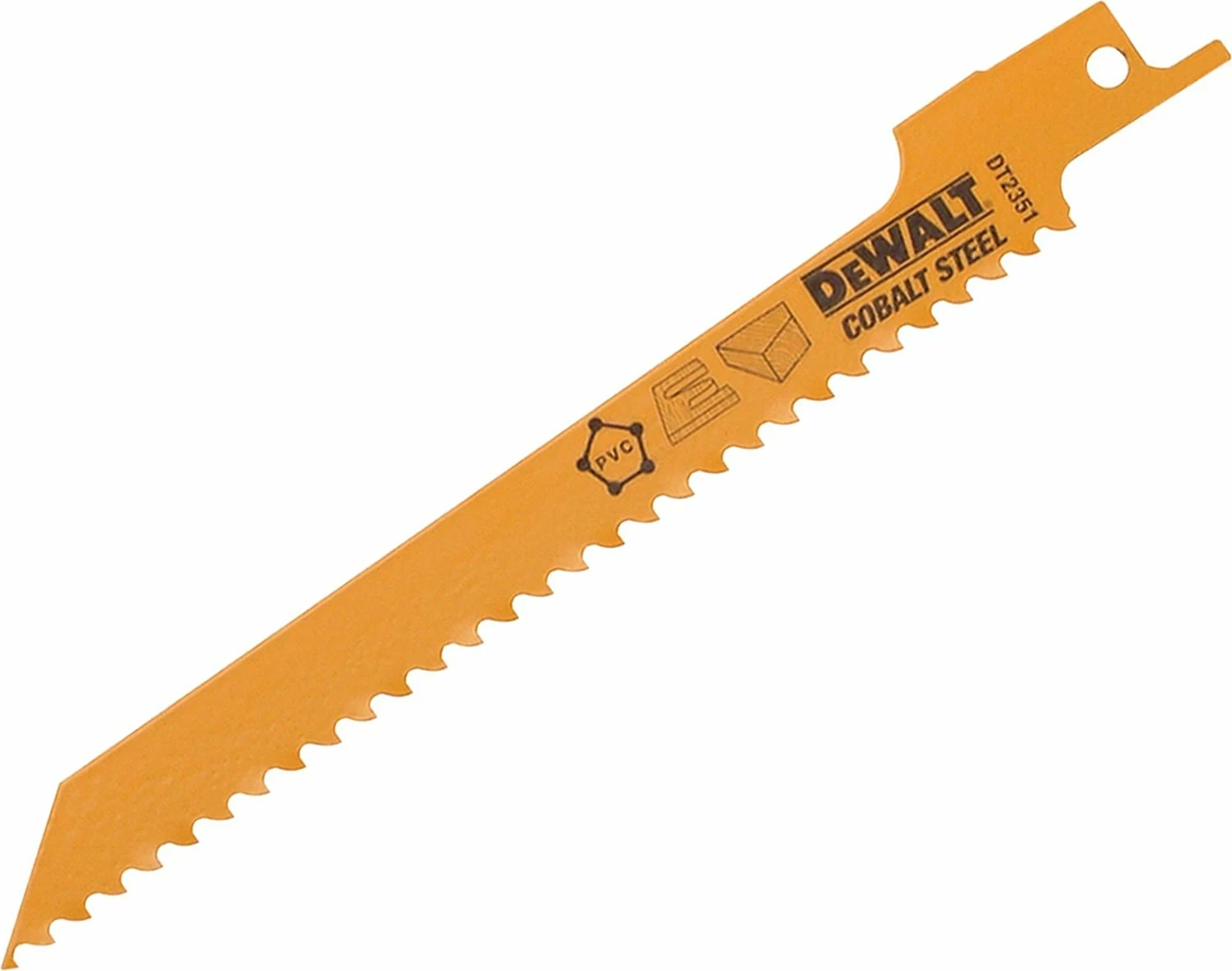 List sharrë DeWalt DT2351 152 mm, Cobalt Steel, për dru/plastikë, prerje e imët për kthesa