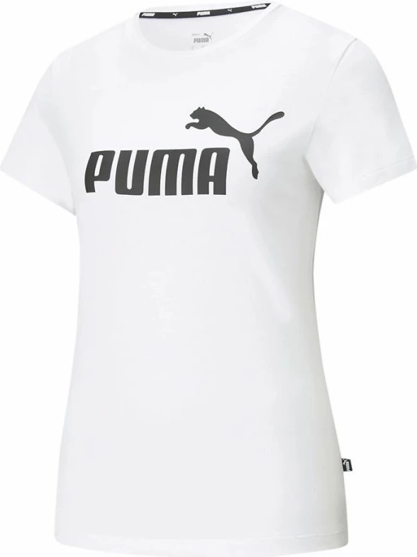 Maicë Sportive Puma ESS Logo për Femra, e Bardhë