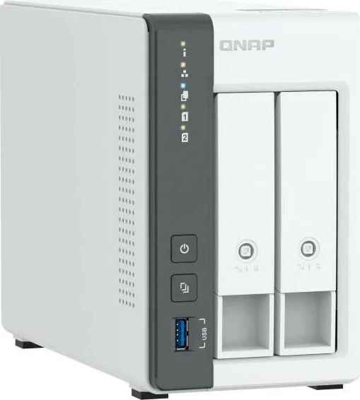 NAS Qnap TS-216G, 4GB RAM, 12TB, i bardhë