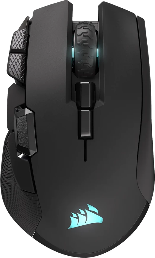 Maus gaming CORSAIR Ironclaw Wireless SE 26000 DPI RGB, e zezë
