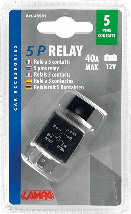 Rele Dritave 30a 12v 5 Dalje