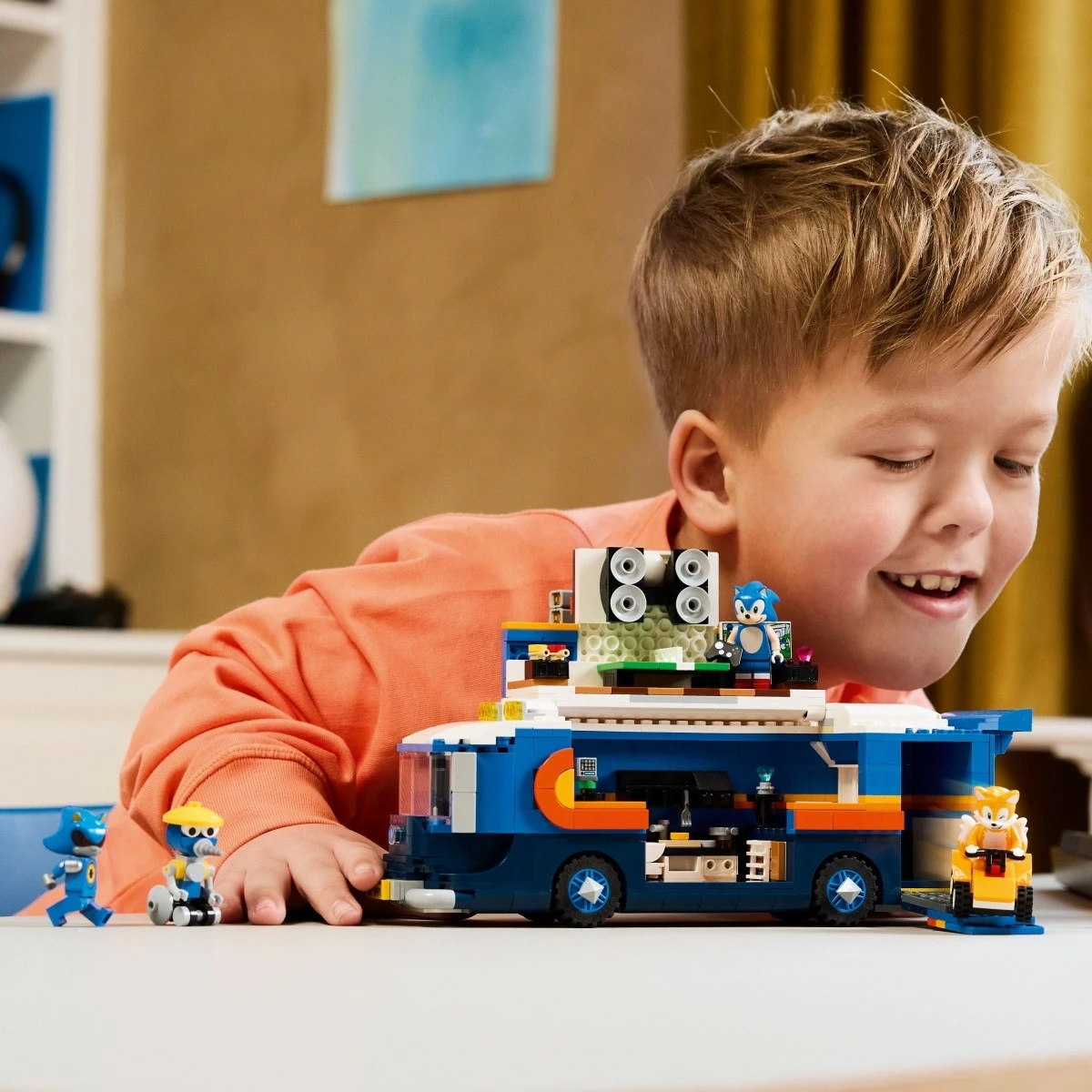 Set LEGO Sonic the Hedgehog 77006, kamion komandues, 747 pjesë, me figura